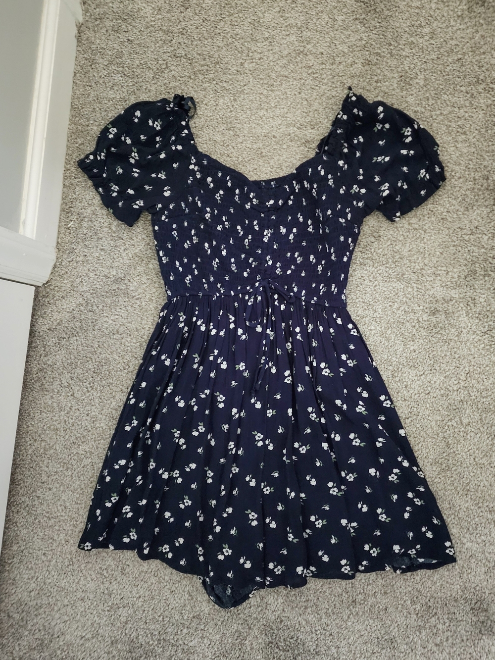 Hollister Co. Women's Navy and Blue romper